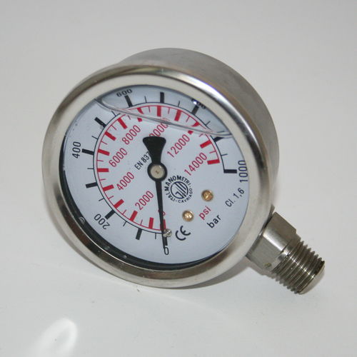 Differential-Manometer - 455040020 - BELL S.R.L. - analog / Gewinde / Edelstahl