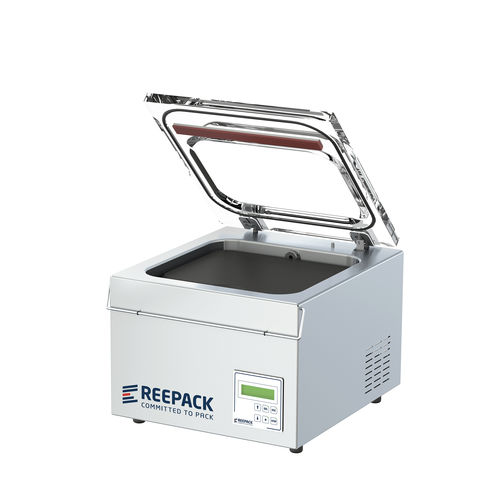 Manuelle Verpackungsmaschine - RV 100E - Reepack S.r.l. Soc. Unip. - Hauben / für Lebensmittel / für die Lebensmittelindustrie