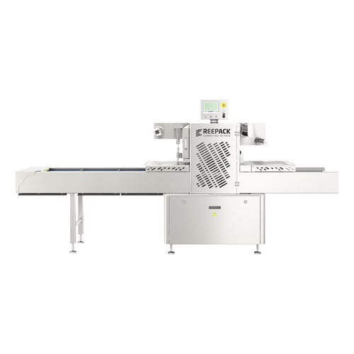 Linearer Schalensiegler - REEPRO - Reepack S.r.l. Soc. Unip. - automatisch / für die Lebensmittelindustrie / Vakuum