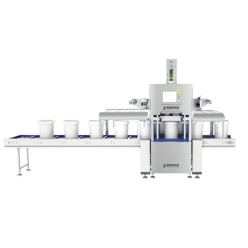 Linearer Schalensiegler - REEPAIL - Reepack S.r.l. Soc. Unip. - automatisch / Verpackungen unter Schutzatmosphäre