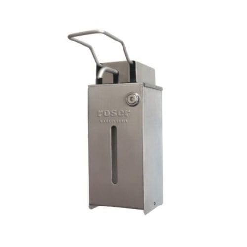 Seifenspender - RA00000329 - Roser Construcciones Metalicas S.A. - manuell / Edelstahl / wandmontiert