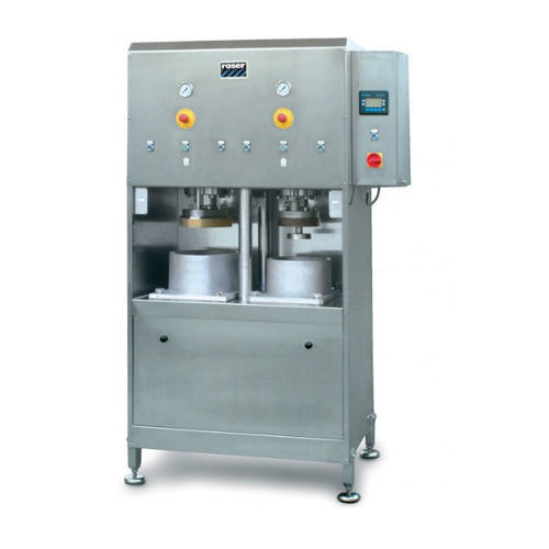 Automatische Schinkenpresse - 29716 - Roser Construcciones Metalicas S.A. - mit Dreiecksform / mit auswechselbaren Formen / Doppelzylinder