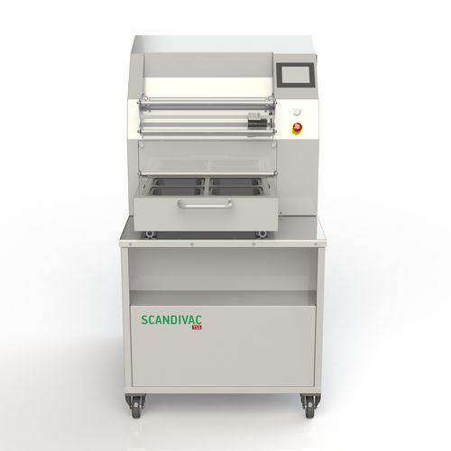 Linearer Schalensiegler - TSS - SCANDIVAC thermoformers factory - halbautomatisch / für die Lebensmittelindustrie / Vakuum