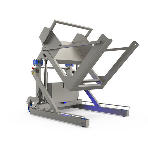 Hydraulischer Kipper - CD - Backsaver - Paletten / Kisten / für die Lebensmittelindustrie