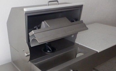 Automatische Schinkenpresse - CP-50 - DORIT-DFT Fleischereimaschinen GmbH - mit Dreiecksform