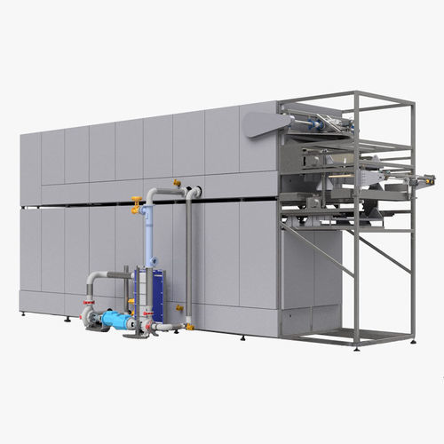 Pasteurisierer mit Kühler / Fleisch - Fava Giorgio Axel s.r.l. - automatisch / kontinuierlich