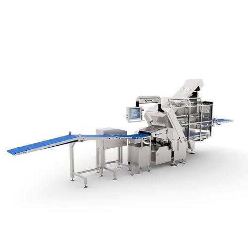 Automatischer Käseteiler - FIBOSA - horizontal / mit Förderer