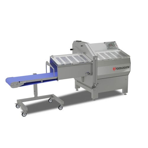 Lebensmittel-Schneidemaschine / Schweinefleisch - capacity 25+ - FOODLOGISTIK Fleischereimaschinen GmbH - für Wurst / für Fisch / automatisch