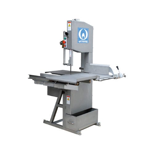 Bandsägemaschine für Knochen / Industrie - WAB35A-3C - Watanabe Foodmach Co., Ltd. - Edelstahl / mit Schiebetisch