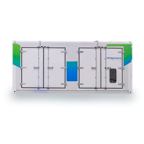 Wasserstoff-Kompressor - 1KS 50 - Hiperbaric S.A. - Kolben / Druckluft / stationär