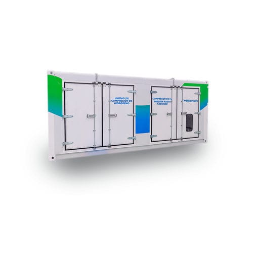 Wasserstoff-Kompressor - 1KS 95 - Hiperbaric S.A. - Kolben / Druckluft / stationär