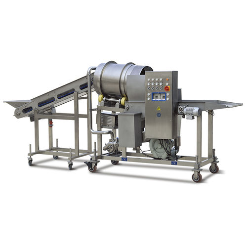 Automatische Paniermaschine - GJJ400 - II - Hiwell Machinery Co., Ltd. - kontinuierlich / Trommel / Fleisch