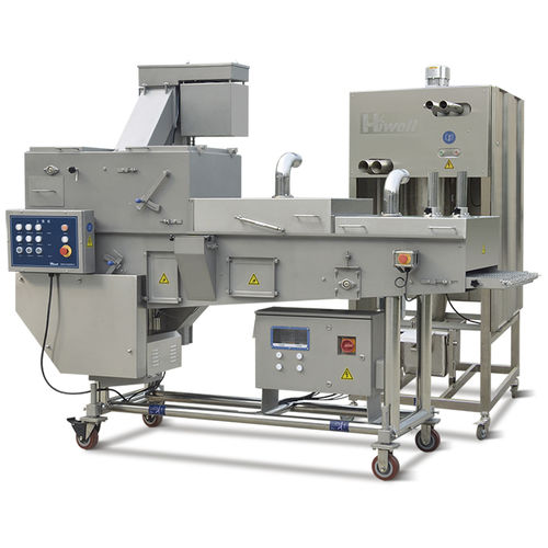 Automatische Überzieh- und Paniermaschine - SFJ series - Hiwell Machinery Co., Ltd. - Fleisch / für Fisch