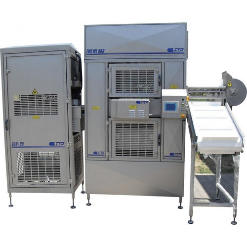 Industriekutter - TME-ML1000 - INDUSTRIES FAC SL - vertikal / mit Zulaufband