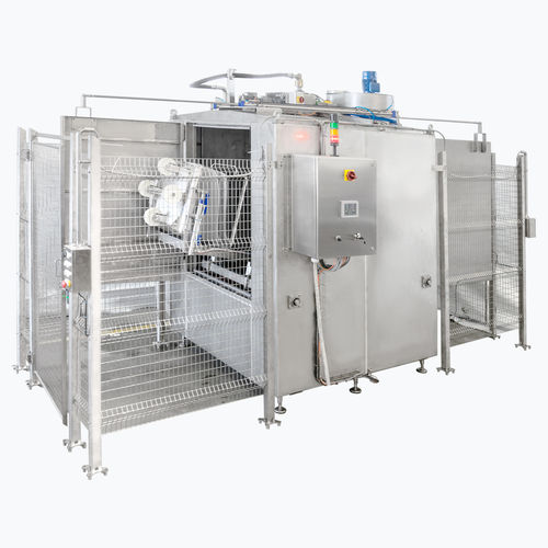 Wasser-Waschanlage - BINS & VATS WASHERS - Inox Meccanica S.p.A. - Reinigungsmittel auf Wasserbasis / Dampf / automatisch