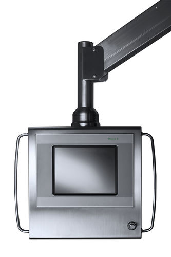Tragarmsystem für Flachbildschirm - EKO - Irinox S.p.A. - Edelstahl / für Schalttafel
