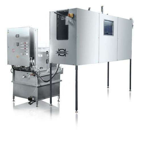 Wasserstrahlreinigungsanlage - Heinz Marchel GmbH & Co. KG - automatisch / für die Lebensmittelindustrie / Edelstahl