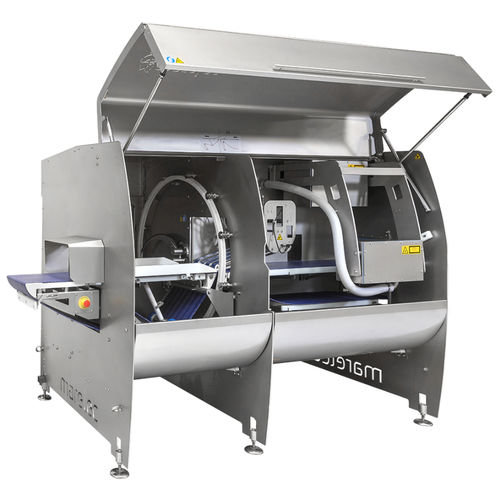 Portionier- und Schneidemaschine / für Fleisch - PORTIO 3/350 - MARELEC Food Technologies BVBA