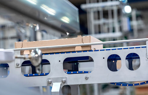 Fördersystem für Ketten - Maschinenbau Helmers GmbH - für Maschinen / Förderer / Paletten