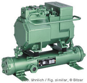 Halbhermetische Kondensationsanlage - K series - BITZER - wassergekühlt / für den Innenbereich