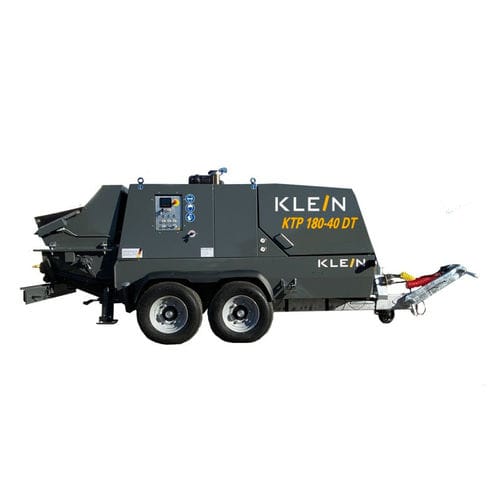 Anhängermontierte Betonpumpe - KTP 180-40 - Klein GmbH - für Baustelle / elektrisch