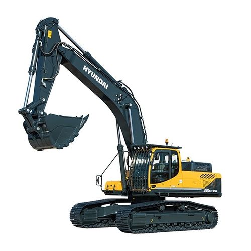 Großformatiger Bagger - R380LC-9SH - HYUNDAI HEAVY INDUSTRIES - auf Raupen / Diesel / für Baustellen