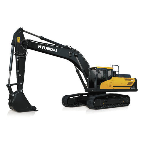 Großformatiger Bagger - HX340SL - HYUNDAI HEAVY INDUSTRIES - auf Raupen / Diesel / für Baustellen