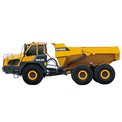 Knickgelenkter Muldenkipper - HA30 - HYUNDAI HEAVY INDUSTRIES - elektrisch / hydraulisch / für Bergbau