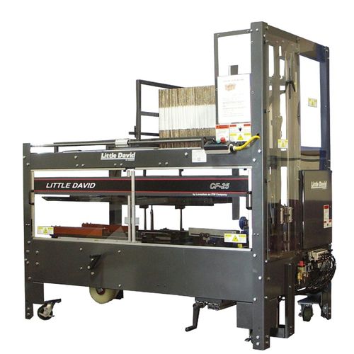 Automatischer Kartonaufrichter - CF-25 - ITW Loveshaw - mit Klebeband