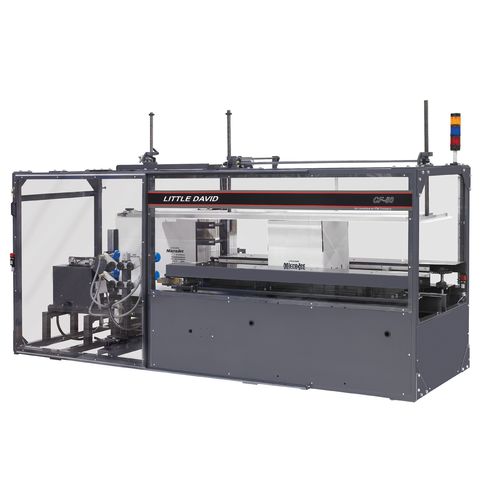Automatischer Kartonaufrichter - CF-50T - ITW Loveshaw - mit Klebeband