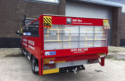 Säulen-Ladebordwand - DL500GP/GRP - Hiab - für LKW