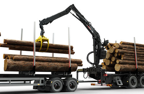 Gelenkausleger-Holzladekran - 1400Z series - Hiab - LKW-montiert