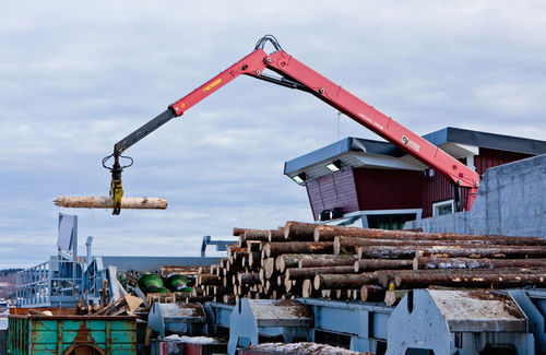 Gelenkausleger-Holzladekran - 2080SR, 2490S series - Hiab - LKW-montiert