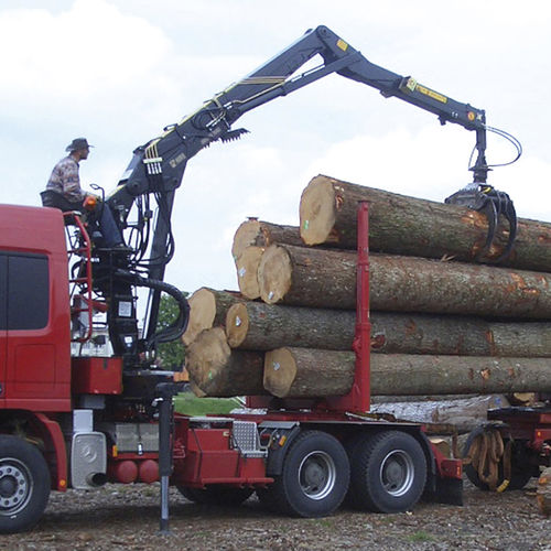 Gelenkausleger-Holzladekran - 2640Z series - Hiab - LKW-montiert
