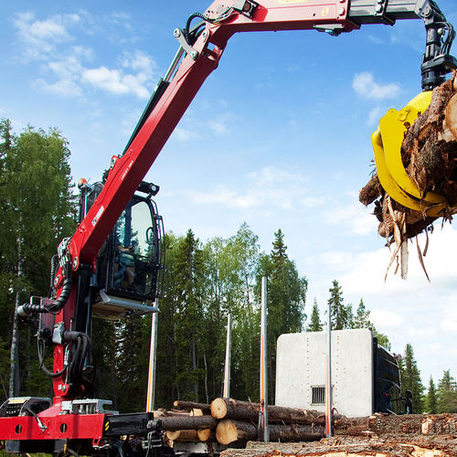 Gelenkausleger-Holzladekran - 1088S series - Hiab - LKW-montiert