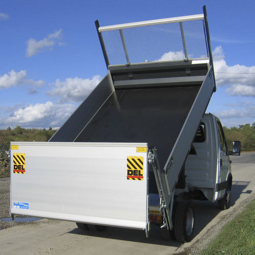 Säulen-Ladebordwand - DT series - Hiab - zweistufig / für LKW