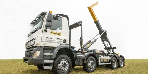 Abrollkipper mit LKW Haken - P HT 22 A CHEM - Palfinger - Teleskop