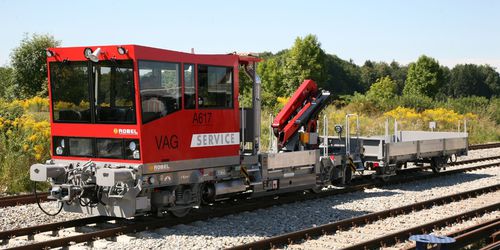 Schienenmontierter Kran - PK 7501 - Palfinger - Gelenkausleger / für Hubanwendungen / hydraulisch