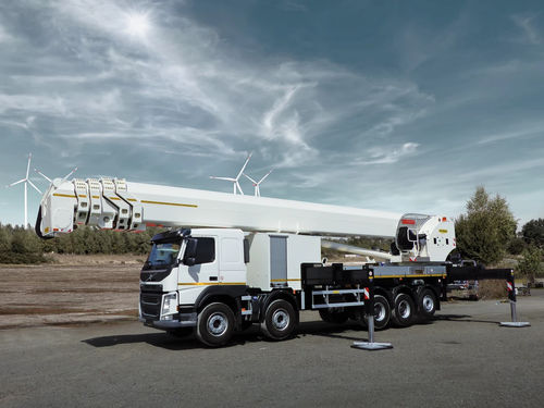 LKW-montierte Teleskoparbeitsbühne - P900 - Palfinger - hydraulisch / für Schwerlasten