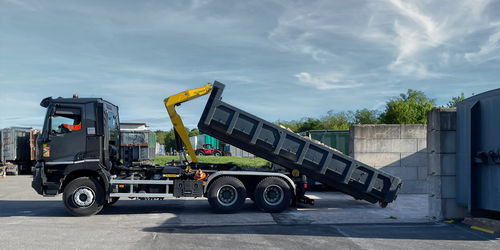 Abrollkipper mit LKW Haken - POWER HP 20 A (R) - Palfinger - Gelenkarm