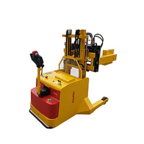 Elektrischer Stapler - EXG 12  - Stöcklin - Geh / für Fässer / für Materialumschlag