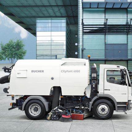 Kehrmaschine für Anbau - CITYFANT 6000 - Ros Roca - Diesel / Straßen