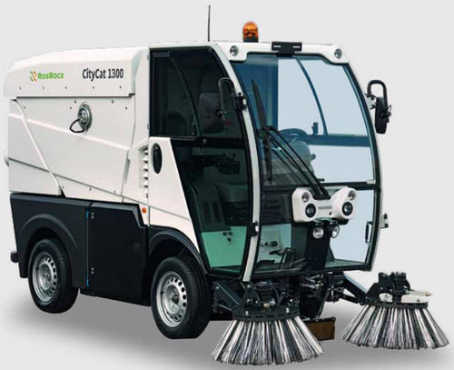 Kehrmaschine mit Batterie - CITYCAT 1300  - Ros Roca - Straßen / kompakt