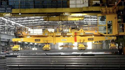 Mehrfachträger-Lasttraverse - SGM MAGNETICS - für Platten / für Rohre / für Schienen