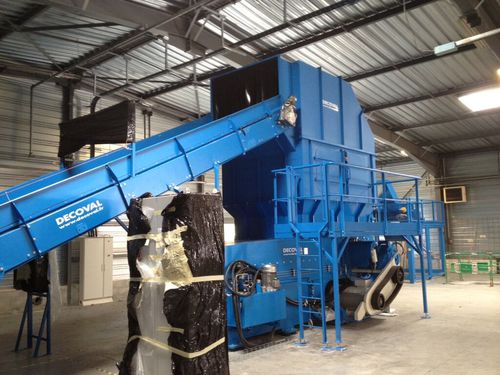 Primär-Schredder - WS 70 - Wagner Maschinenbau GmbH - Einwellen / Gewebe / robust