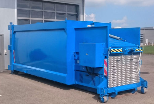 Kartonmüllpresse - MSV series - Werner & Weber GmbH - Holz / Papier / mobil