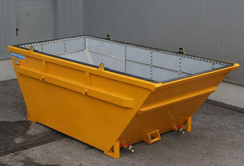 Selbstkippender Behälter / für Müll - SEM series - Werner & Weber GmbH - Trümmer / Roll