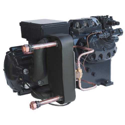 Halbhermetischer Kälteverdichter - 2S-H6 series - Officine Mario Dorin Spa - Kolben / R404A / R507