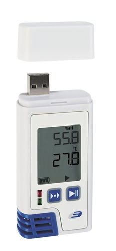 Datenlogger / Feuchtigkeit und Temperatur - LOG210 - Dostmann electronic GmbH - USB / mit LCD-Display / zur Kontrolle