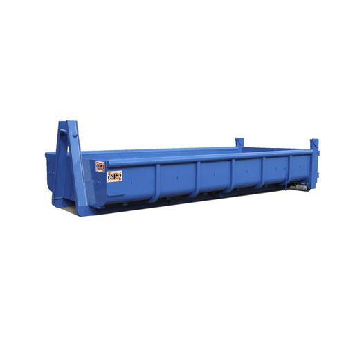 Metall-Müllbehälter - 010x series - AJK NV - für Industrieprodukte / für Recyclingprodukte / mit 2 Rädern